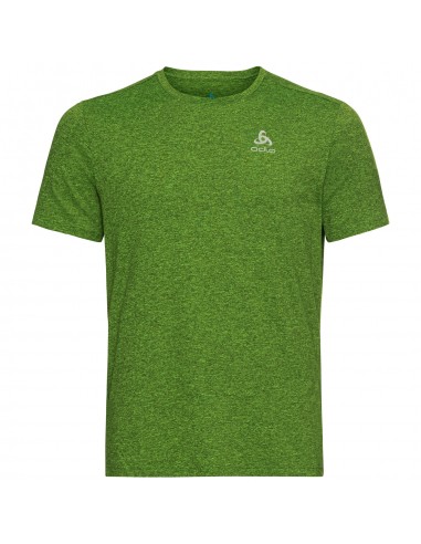 Odlo Easy M 31344240412 Î ÏÎ¬ÏƒÎ¹Î½Î¿ Î‘Î¸Î»Î·Ï„Î¹ÎºÏŒ Î‘Î½Î´ÏÎ¹ÎºÏŒ T-shirt Lime Green Melange Î¼Îµ Î£Ï„Î¬Î¼Ï€Î± 313442-40412